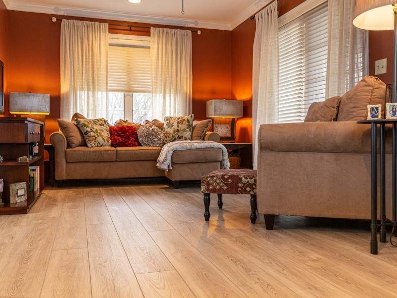 New vinyl plank tile flooring installation in Middletown, PA