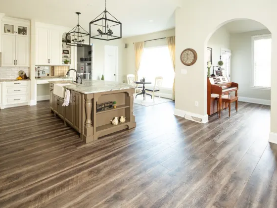 New luxury vinyl plank flooring in Lancaster