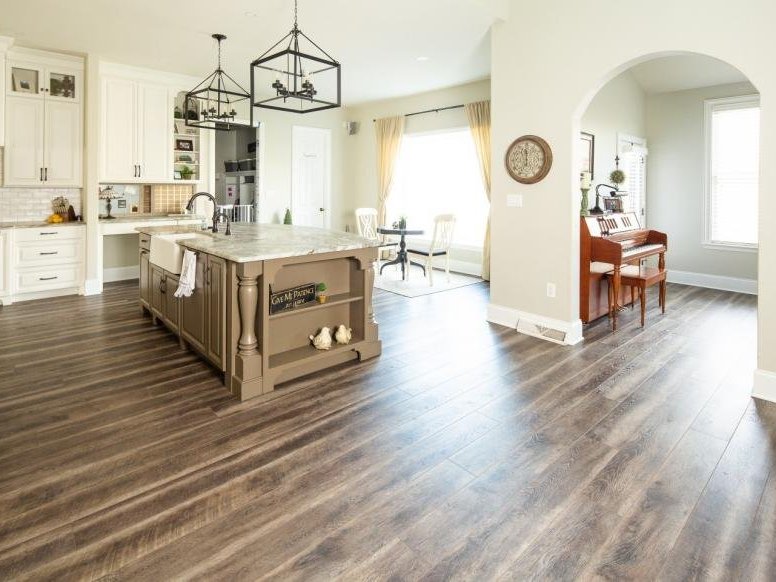 New luxury vinyl plank flooring in Lancaster